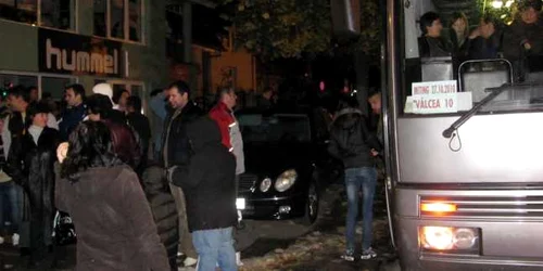 Bugetarii valceni la miting 