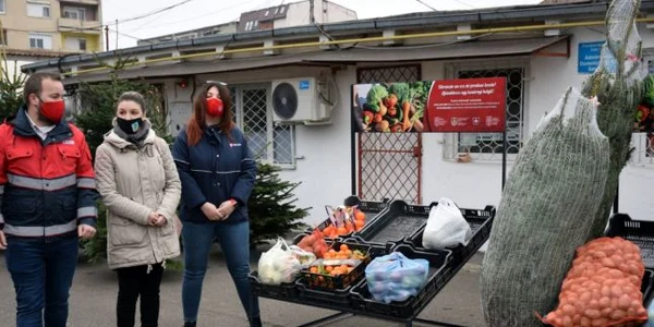 Trei pieţe din Satu Mare au puncte de colectare a alimentelor pentru persoanele nevoiaşe Foto FB Primăria Satu Mare