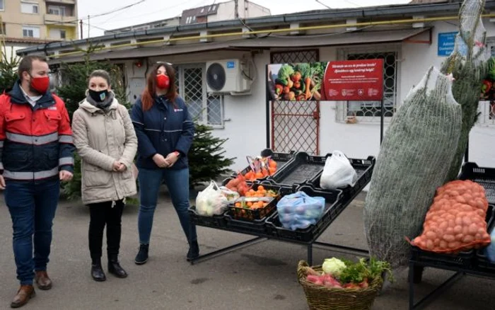 Trei pieţe din SM au puncte de colectare a alimentelor pentru persoanele nevoiaşe Foto FB Primăria SM