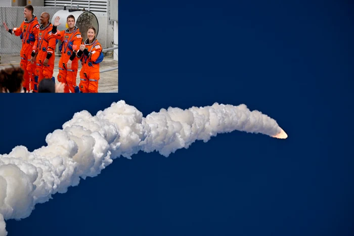 Artemis II a fost lansată cu succes. Sursă foto: Reuters 