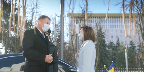 Klaus Iohannis şi Maia Sandu FOTO presidency.ro
