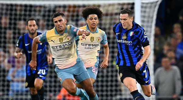Manchester City s-a chinuit degeaba să spargă apărarea lui Inter Milano. Foto Facebook