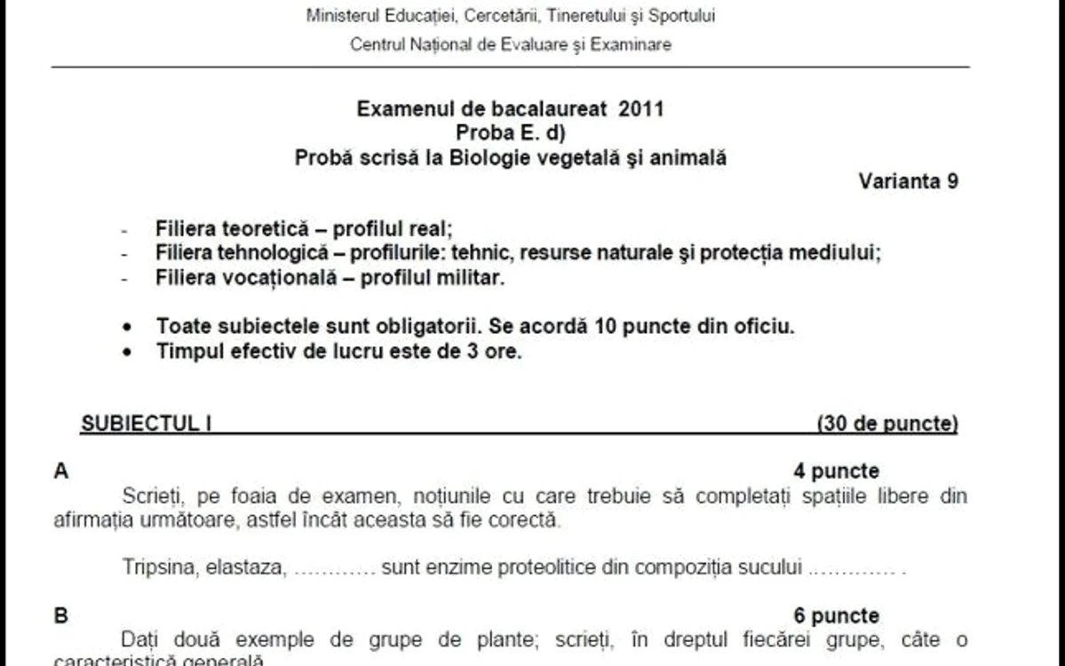 Biologie