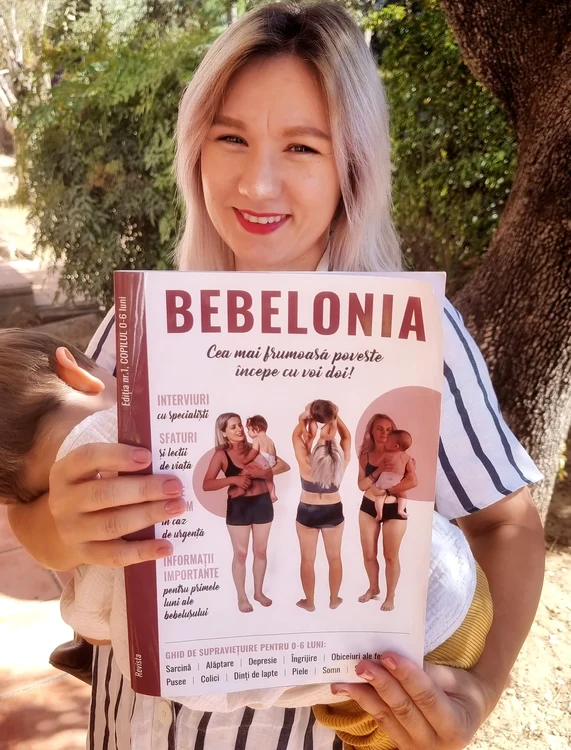 Alexandra Lopotaru fondatoarea revistei ghid Bebelonia Foto Arhiva personală 