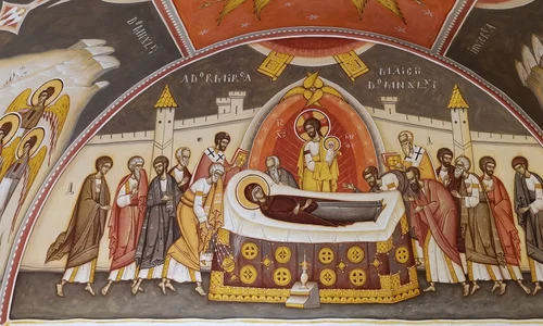 Adormirea Macii domnului, icoană de Gabriel Toma Chituc jpg