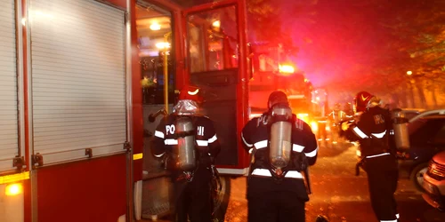 Incendiu Cartierul Francez / Foto ISU