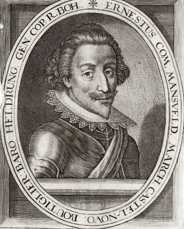 Ernst II von Mansfeld (1580-1626), general german de mercenari  (© Wikimedia Commons)
