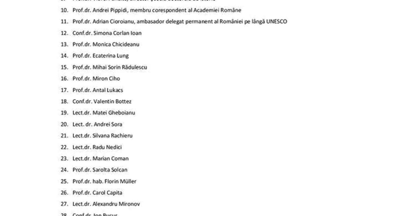 scrisoare deschisa facultatea de istorie