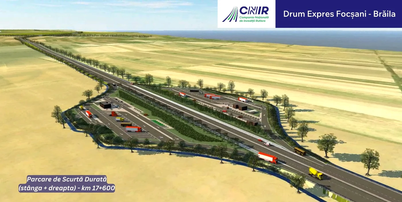 Drumul expres Focșani-Brăila-machetă