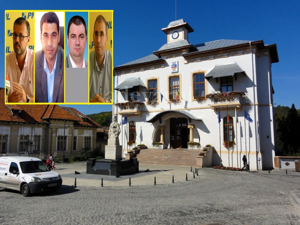 Cei patru candidaţi PNL care luptă pentru Primăria Slatina: S. Brătoi, M. Bălaşa, G. Buliteanu, M. Căruntu