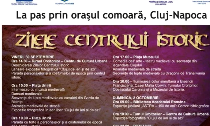 În acest weekend la Cluj se desfăşoară "Zilele Centrului Istoric" jpeg