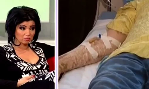 Marian Dârţă a fost filmat pe patul de spital, când făcea citostatice jpeg