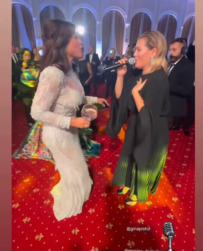Gina Pistol a cântat la nunta Monicăi Bîrlădeanu foto: Instagram 