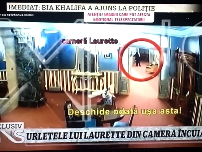 Laurette a fost agresată de un bărbat, în camera unui hotel din Centrul Vechi Sursă foto: Captură video