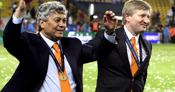 Lucescu şi Ahmetov (dreapta) colaborează de mai bine de cinci ani