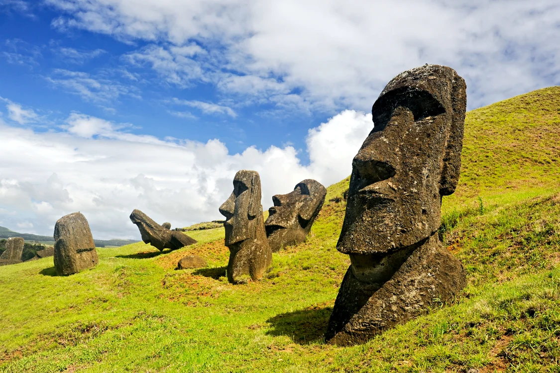 Celebrele statui de pe insula Paștelui Foto: Shutterstock 