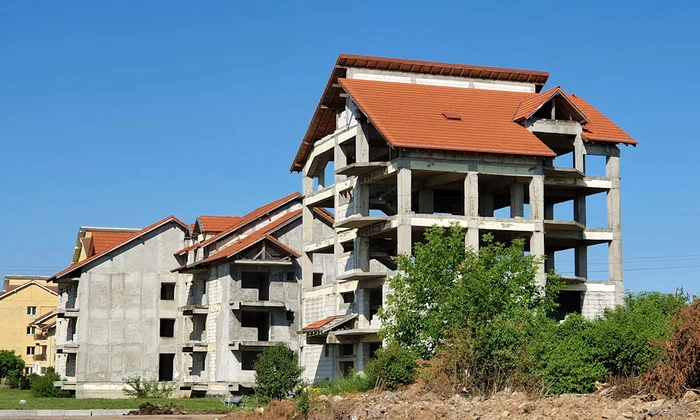 Construcția de locuințe ANL va fi reluată în cartierul Sagricom. FOTO. C.S