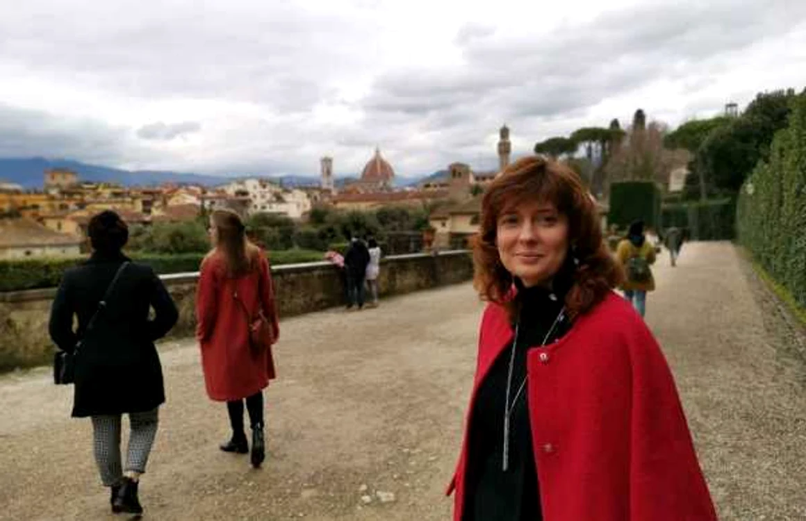 Anna Kabanova predă lde 14 ani limba română la o universitate din Moscova FOTO Arhivă personală