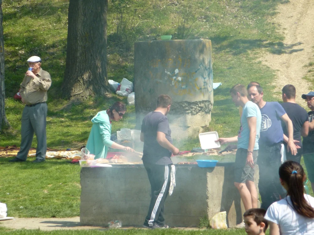 La Botoşani sunt amenajate numeroase grătare FOTO Adevărul