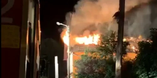 incendiu baia mare. foto facebook