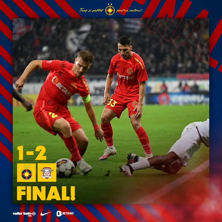FCSB - Rapid 1-2 FOTO: FCSBOfficial/Facebook