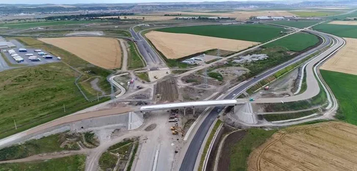 Nodul rutier de la Turda are 6 bretele de legătură între autostrăzi şi DN1