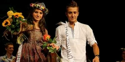  Medeea Constantinescu şi Zajzon-Bodis Tamás, Miss şi Mister Boboc 2011 Colegiul Naţional "Unirea" foto colegiulunirea.ro