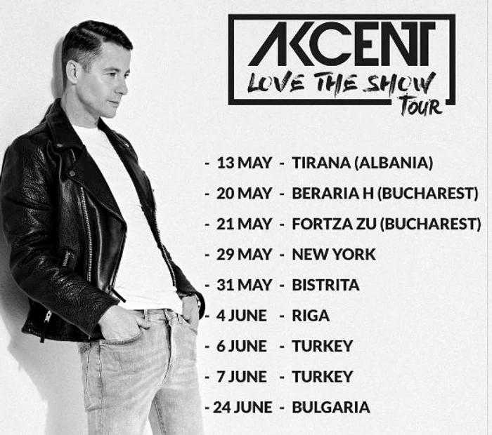 Adrian Sînă va pleca în turneu cu trupa Akcent