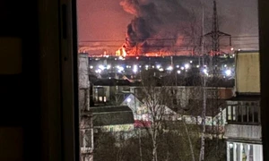 rafinaria slavneft atacata de ucraina foto x @albafella1 png