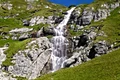 Cascada Obârșia Ialomiței văzută din dronă. FOTO romaniajournal.ro