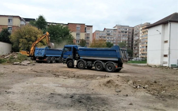 Lucrări la noua creşă din Hunedoara. Foto: Primăria Hunedoara