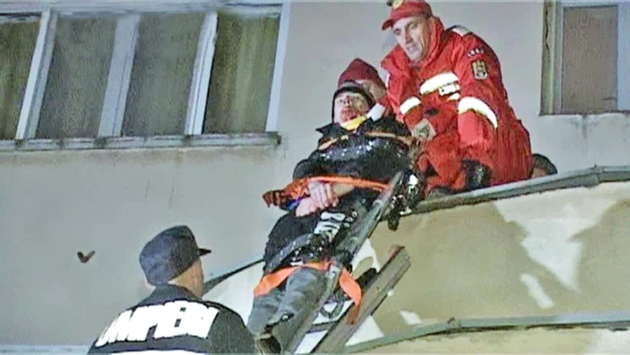 Bărbatul a fost dus conştient la spitalFoto: actualMM.ro