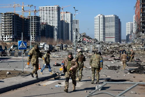  Ziua 27 de război în Ucraina- Kiev FOTO Gettyimages