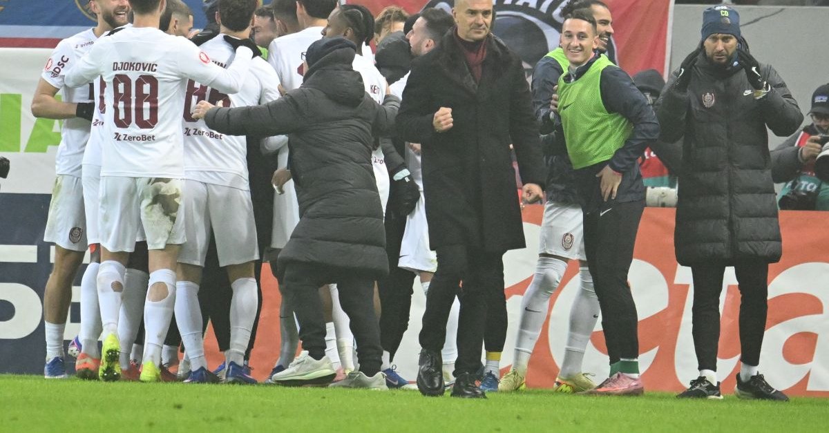 FCSB, umilită acasă de CFR Cluj, și play-off-ul pare tot mai departe pentru echipa lui Gigi Becali