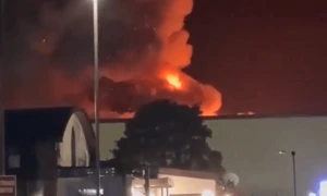 incendiu baza Gloucestershire jpg