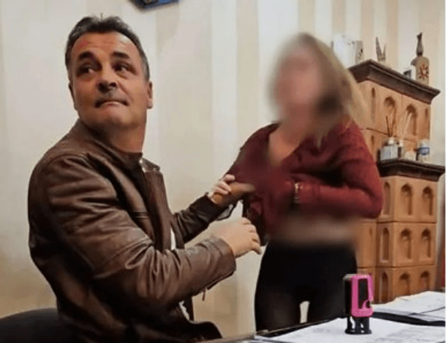 Scandal cu tentă sexuală la o primărie din Bistrița-Năsăud. Primar PSD, în ipostaze indecente alături de o angajată: „Poze trucate”