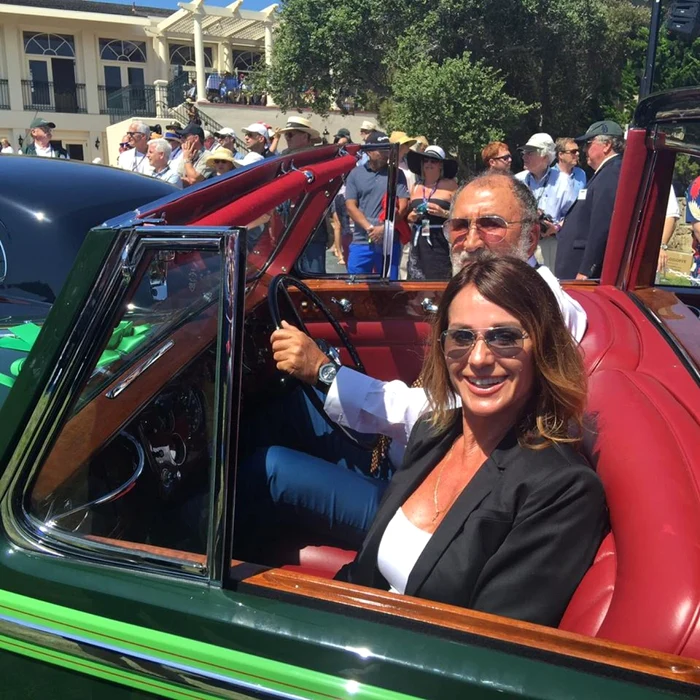 Ion Ţiriac şi Nadia Comăneci la concursul din California