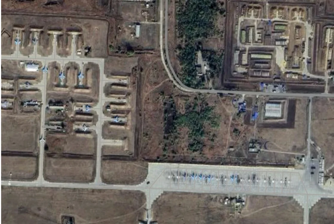 Imagini din satelit ale bazei aeriene din Morozovsk FOTO Captură Foto