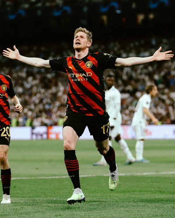 Kevin de Bruyne, prestație nu prea strălucită în meciul cu Real Madrid. Foto Facebook