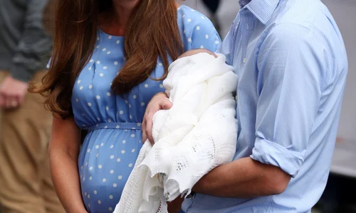 The Duke And Duchess Of Cambridge Leave The Lindo Wing With Their Newborn Son jpeg