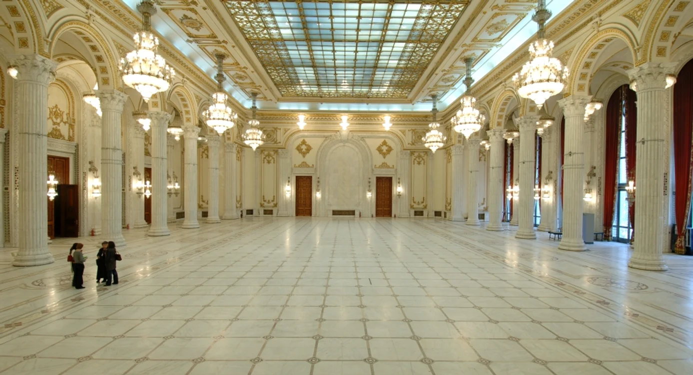 Interior. Casa Poporului. Sursa: Palatul Parlamentului