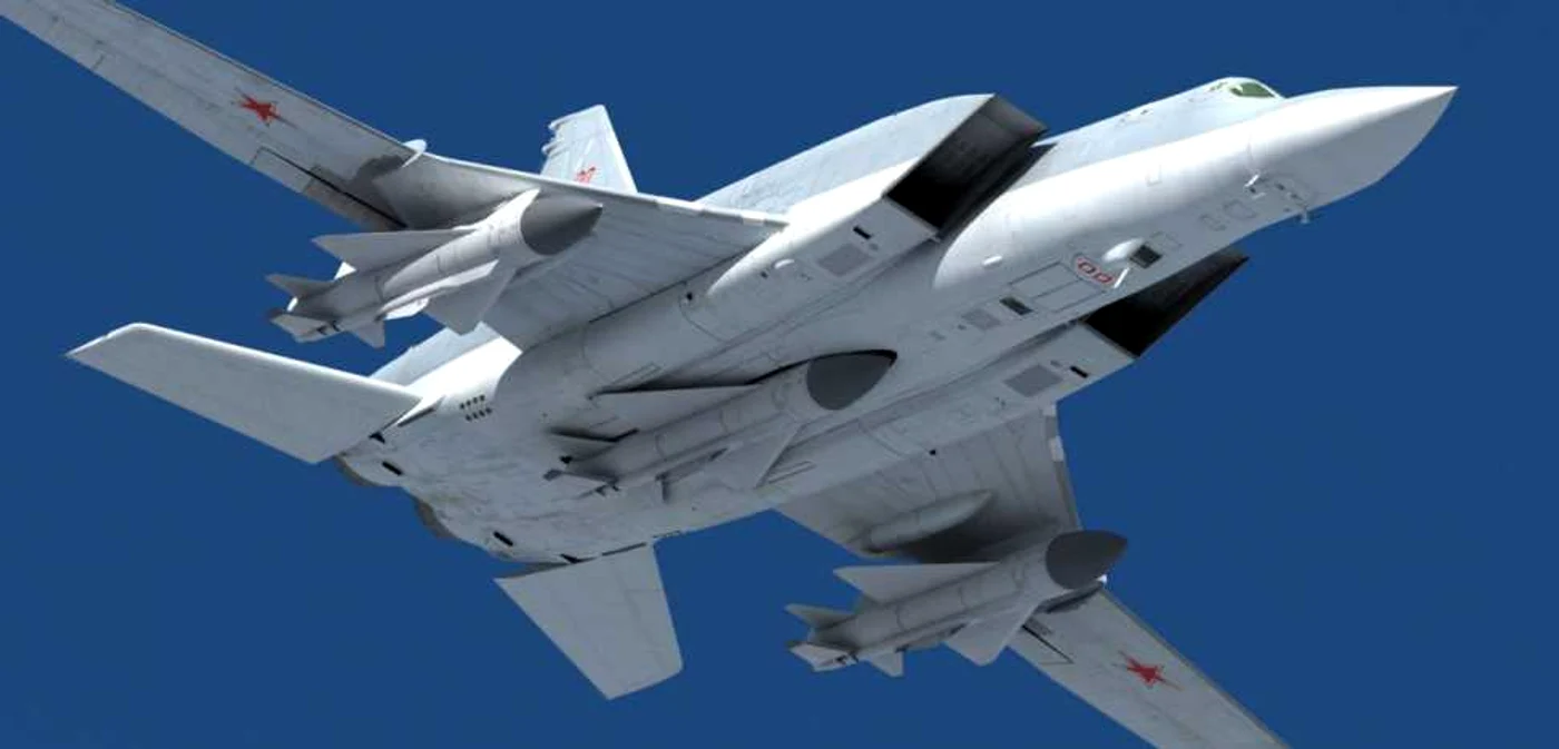 Bombardier TU-22M3 au survolat insula nelocuită Gotska Sandön