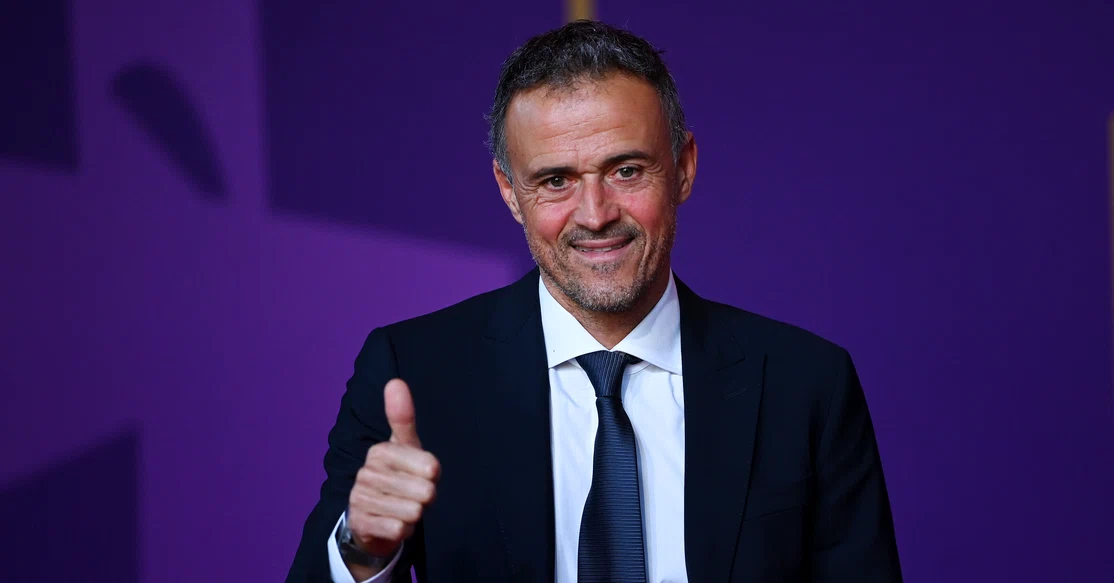 Luis Enrique, antrenorul Spaniei, se află abia la mijlocul clasamentului. Foto EPA EFE