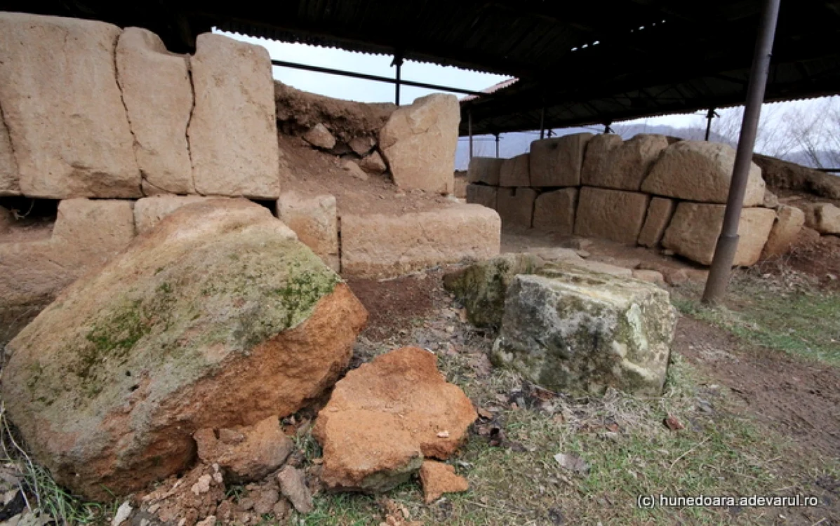 Cetatea dacică de la Costeşti. FOTO: Daniel Guţă. ADEVĂRUL.