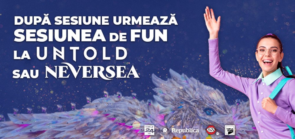 „Student de 10“ îi premiază pe studenții cu rezultate excepționale cu acces gratuit la cele mai mari festivaluri UNTOLD și Neversea