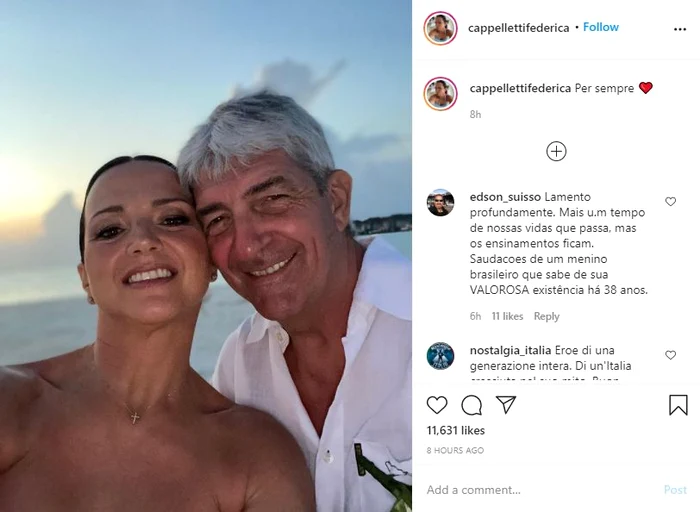 Soția a făcut tristul anunț pe Instagram