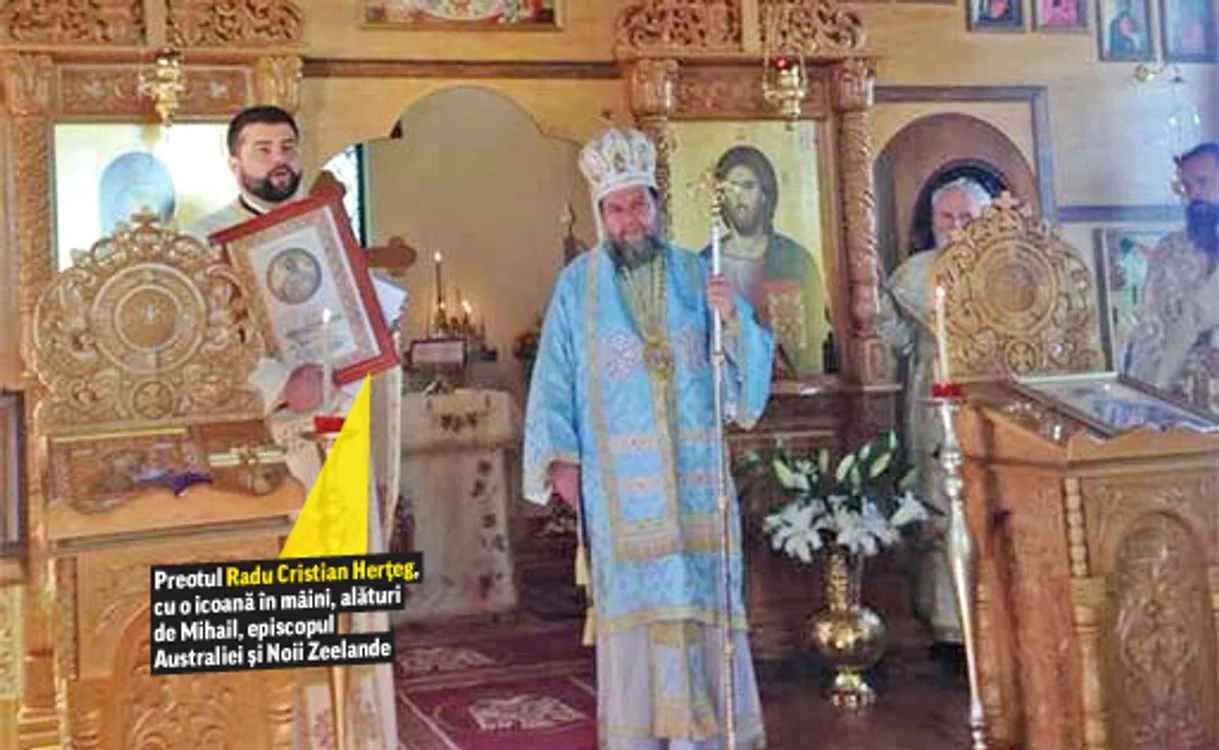 Iulian Vasile Ilie, un popă condamnat pentru înşelăciuneFoto: orthodoxchurchps.org