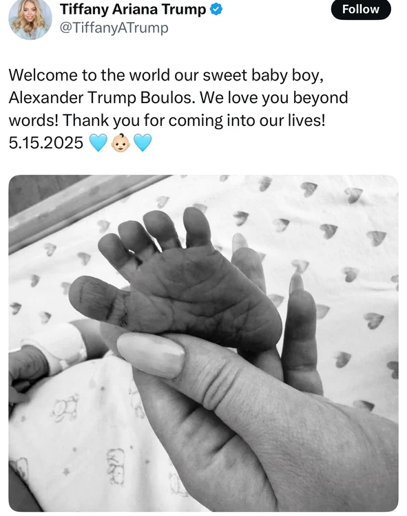 post Tiffany Trump, foto Facebook jpg