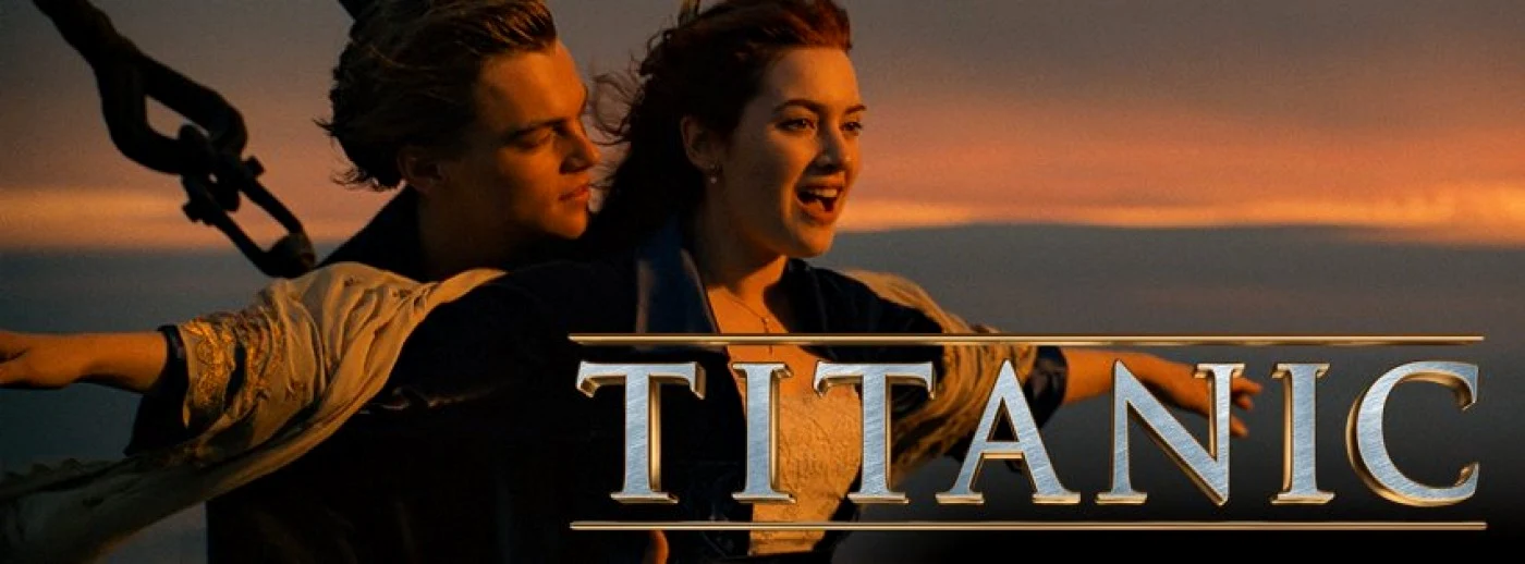 Kate Winslet şi Leonardo DiCaprio, protagoniştii filmului „Titanic“