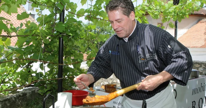 Maestrul bucătar Jakob Hausmann a oferit o lecţie de gastonomie, Foto: Bogdan Crăciun